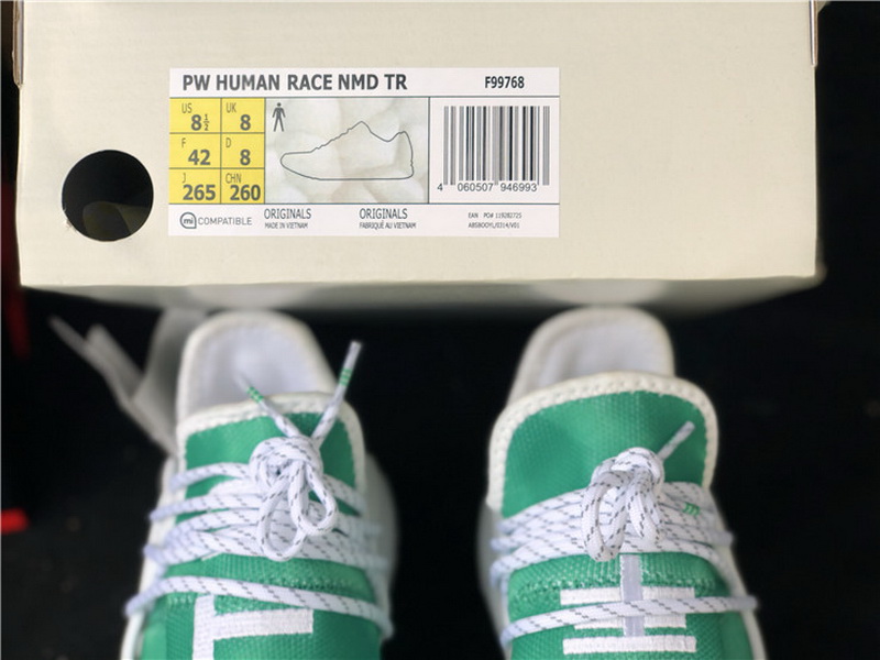 Super max Adidas NMD Human Race Pharrell China Exclusive Green(98% Authentic quality)